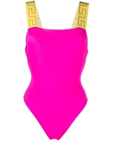 versace pink bathing suit